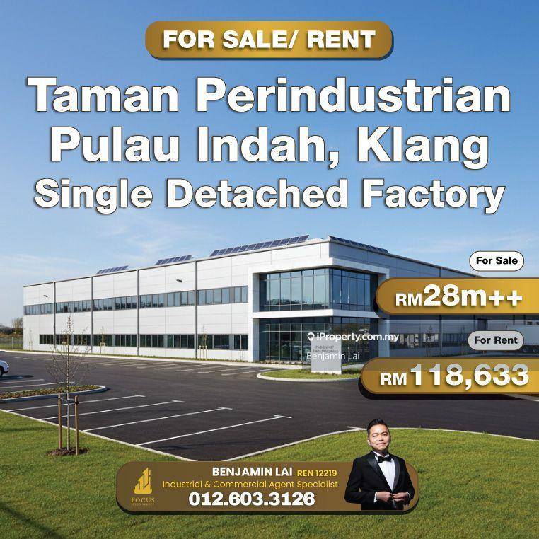 For Sale - Taman Perindustrian Pulau Indah, Klang Warehouse For Sale/ Rent