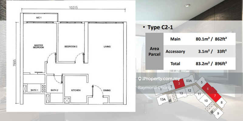 Residensi Servis untuk Dijual di Agile Bukit Bintang oleh Raymond Chong - iProperty.com.my