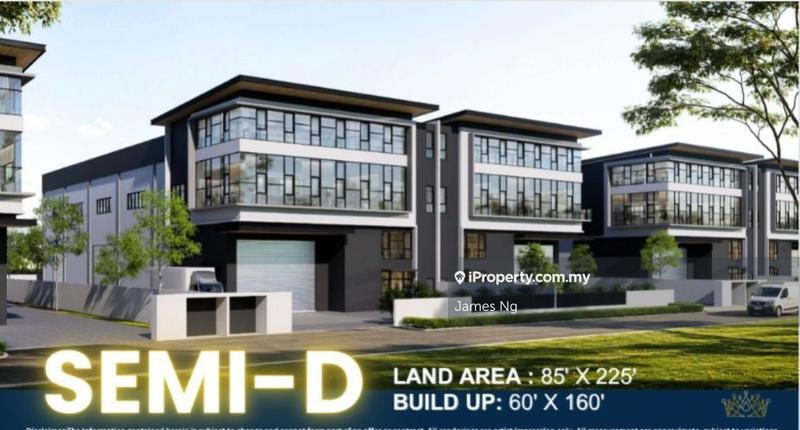 For Sale - New 3 Storey Semi-D Factory @ Kajang Industrial Park
