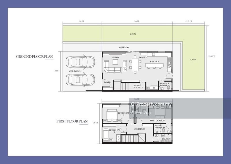 2-storey Terraced House for Sale in Tuaran, Double Storey Terrace : Ixora Residence, Tuaran by Alfred Vun - iProperty.com.my