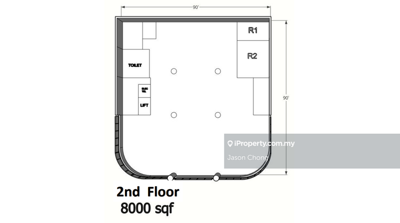 For Rent - BU29k sf 3 Floor+mezz Detacted Commercial For Rent, Facing Hightway @Seri Kembangan