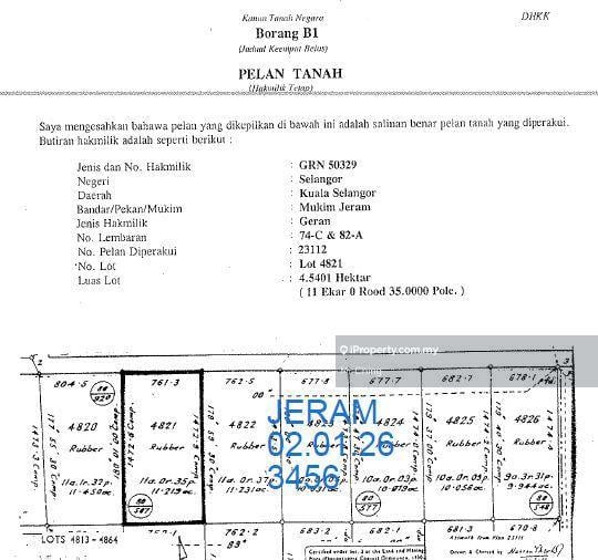Tanah Pertanian untuk Dijual di Simpang Tiga, Jeram oleh Mr Ching - iProperty.com.my