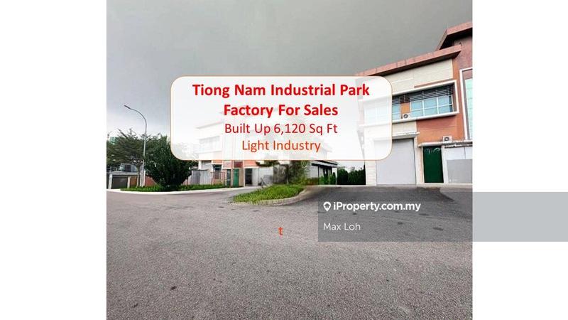 For Sale - Tiong Nam Industrial Park, Kempas Utama, Semi D Factory
