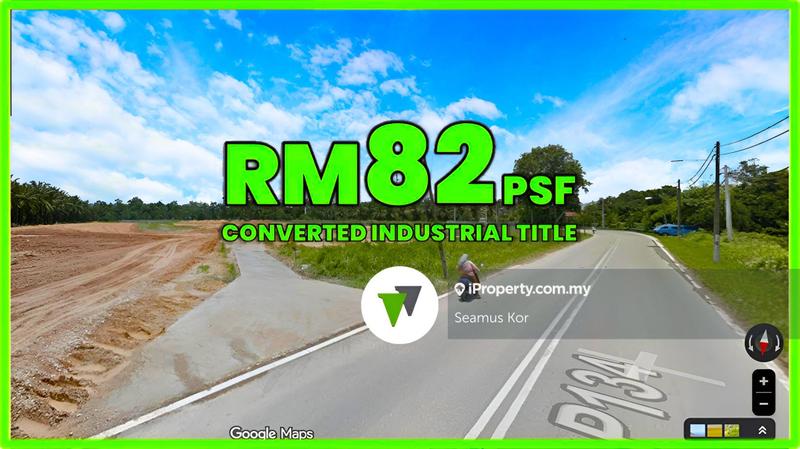 For Sale - ⭐ 4.2 acres ⭐ Freehold ⭐ Converted Industry Title ⭐ RM82 psf ⭐