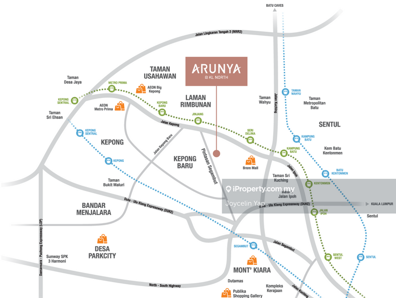 Residensi Servis untuk Dijual di Arunya @ KL North oleh Joycelin Yap - iProperty.com.my