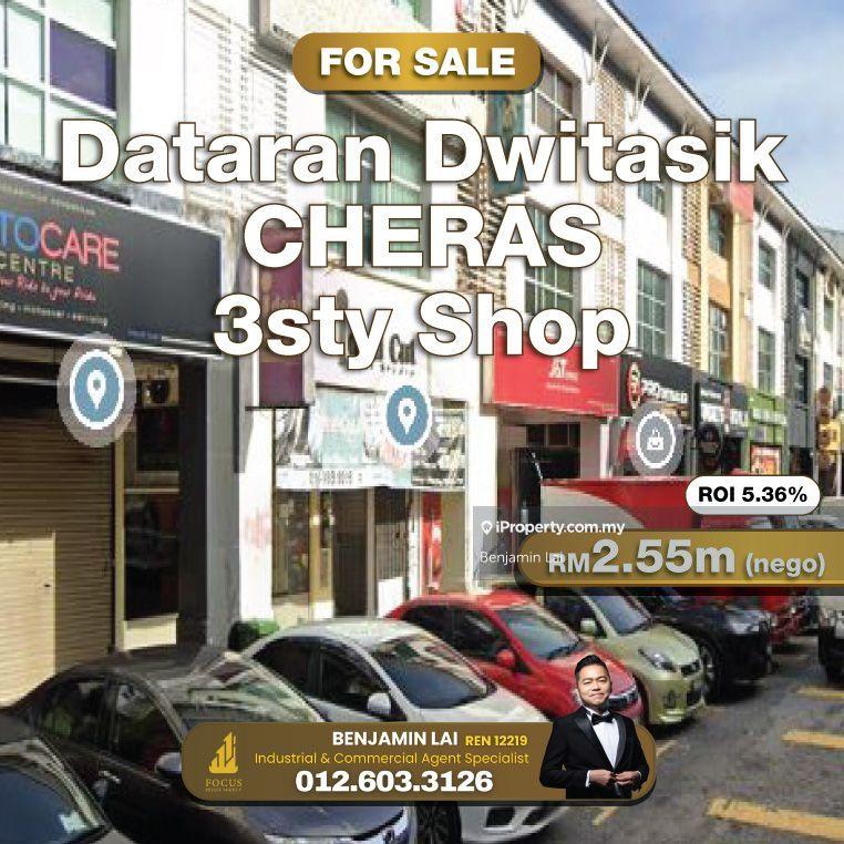 For Sale - Dataran Dwitasik, Cheras 3sty Shop for Sale