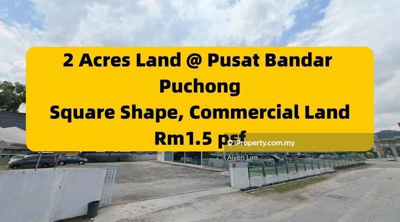 For Rent - Pusat Bandar Puchong, Jalan Bandar 15, 2 Acres, Commercial Land