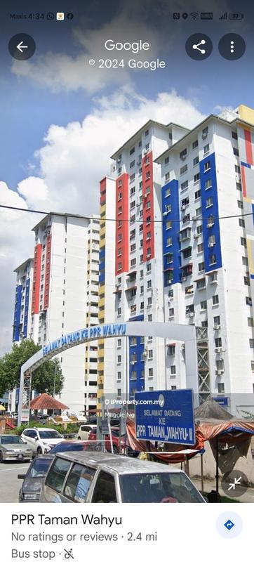 For Rent - PPR Taman Wahyu