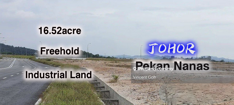 For Sale - Johor Pekan Nanas 16.52acre Freehold Light & Medium Industrial Land