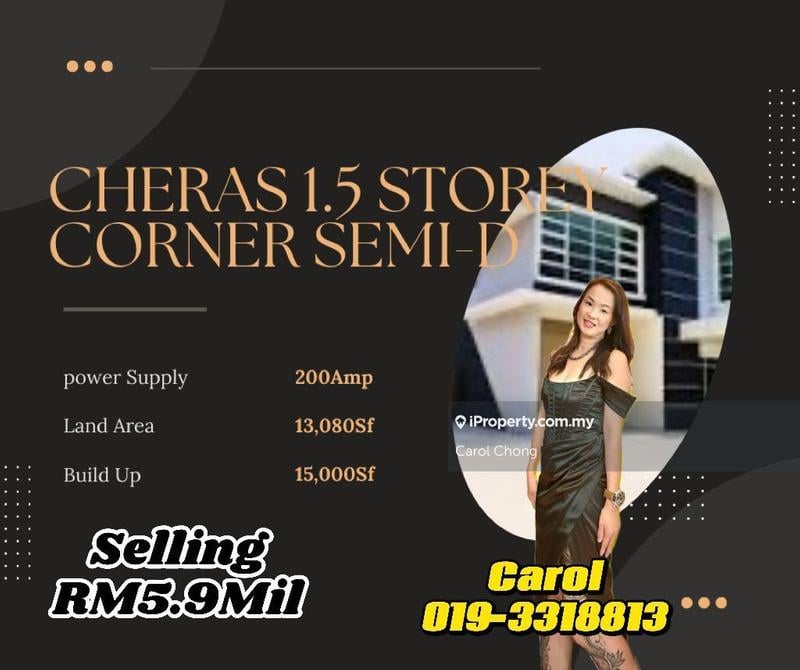 For Sale - Kawasan Perindustrian Budiman Business Park @Fully Renovate 1.5 Storey Corner Semi -D For Sales