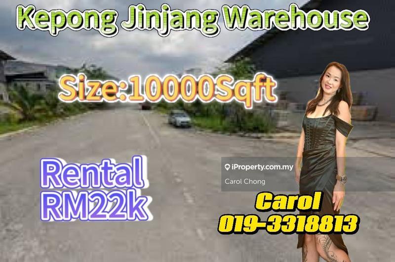 For Rent - Limited kepong Jinjang Warehoure For Rent