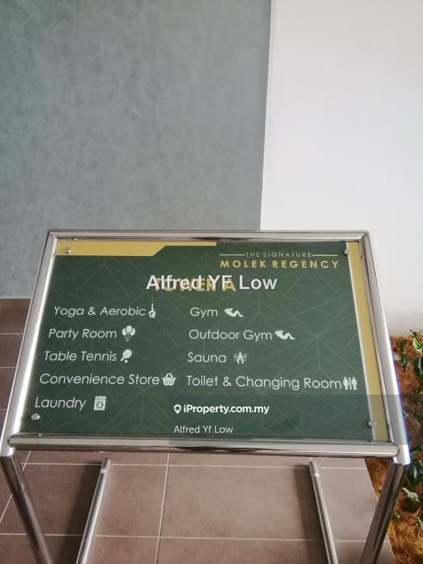 Residensi Servis untuk Disewa di Molek Regency oleh Alfred Yf Low - iProperty.com.my