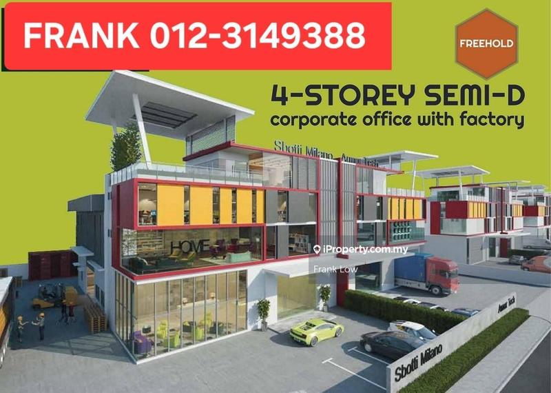 For Rent - INDUSTRI NAUTICAL, 928 CORPORATE PARK, 3.5STY SEMI-D FACTORY WITH LIFT,