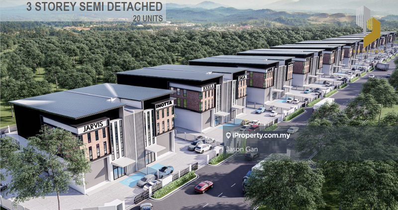 For Sale - SHAH ALAM, NEW LAUNCH 3 STOREY SEMI-D FACTORY, FREEHOLD