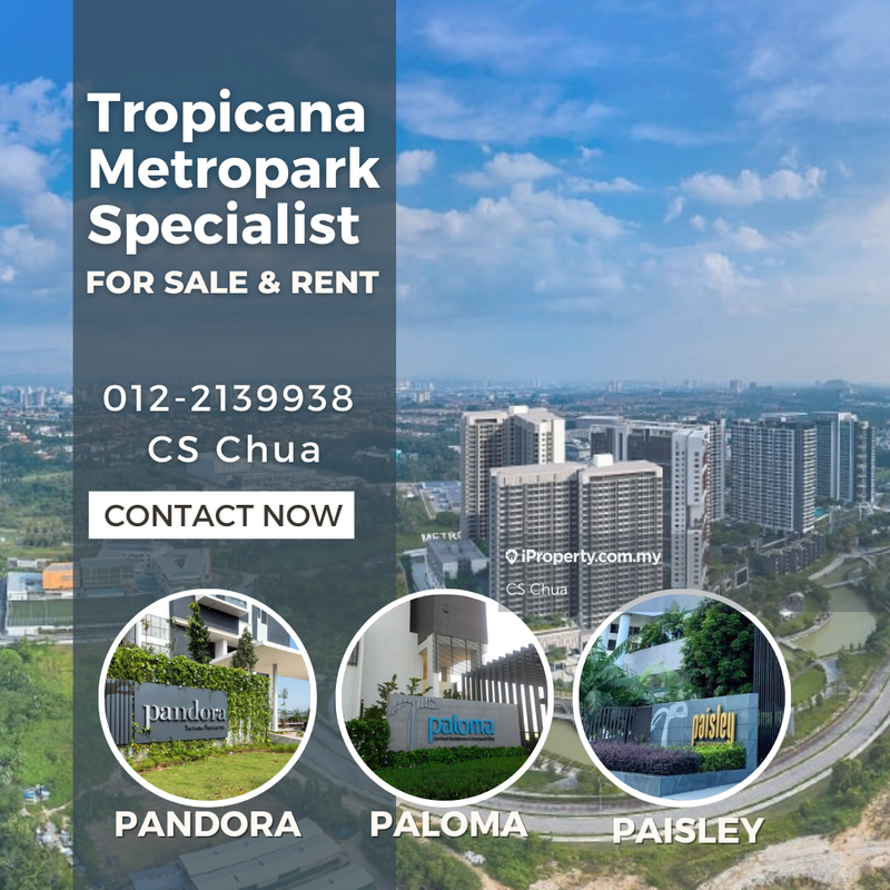 Residensi Servis untuk Disewa di Paloma @ Tropicana Metropark oleh CS Chua - iProperty.com.my