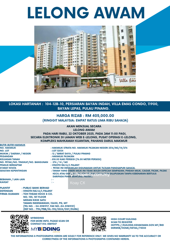 For Sale - Villa Emas