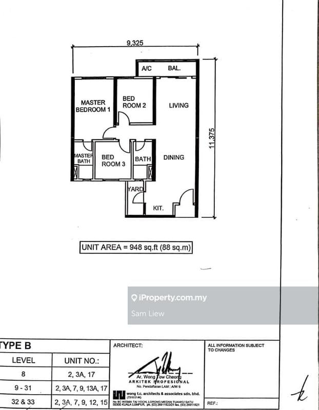Kediaman Servis untuk Dijual di Sentul Village oleh Sam Liew - iProperty.com.my