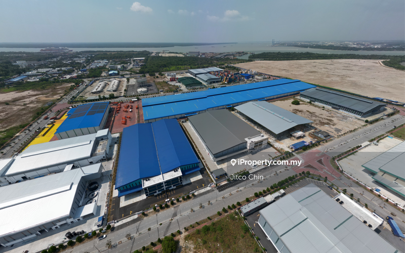For Sale - 56ksf b.up Brand new Pulau indah Semi D factory For Sale with Loading Bay