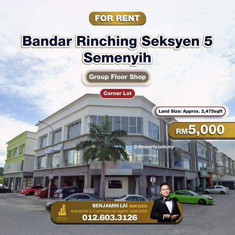 For Rent - Bandar Rinching Seksyen 5, Semenyih Ground Floor Shop For Rent
