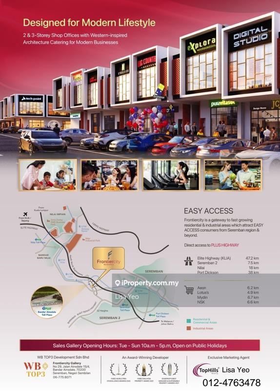 Shop / Office untuk Dijual di Bandar Ainsdale, Seremban oleh Lisa Yeo - iProperty.com.my