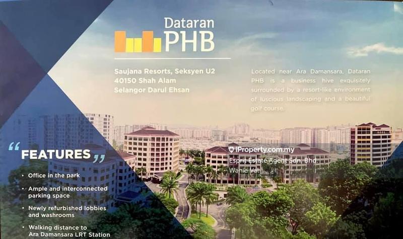 Office untuk Disewa di Dataran PHB Saujana Shah Alam, Shah Alam oleh Wanie Val - iProperty.com.my