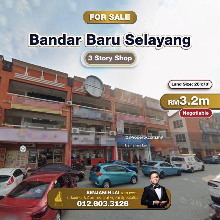 For Sale - Bandar Baru Selayang 3 Story Shop For Sale