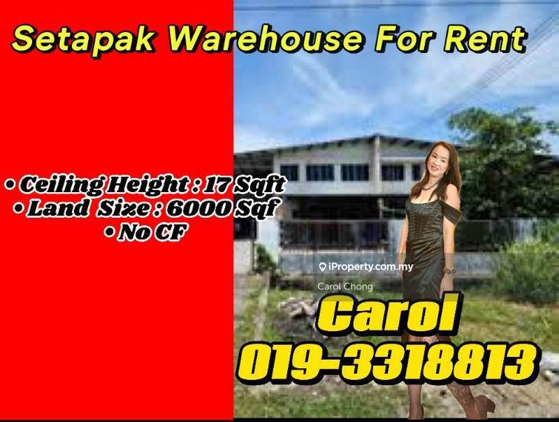 For Rent - Setapak warehouse @Air Panas (7000sf)For rent