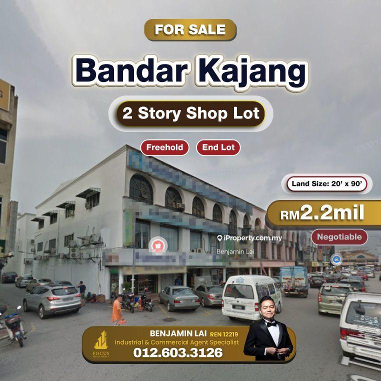 For Sale - Bandar Kajang 2 Storey Shop Lot (End Lot) For Sale