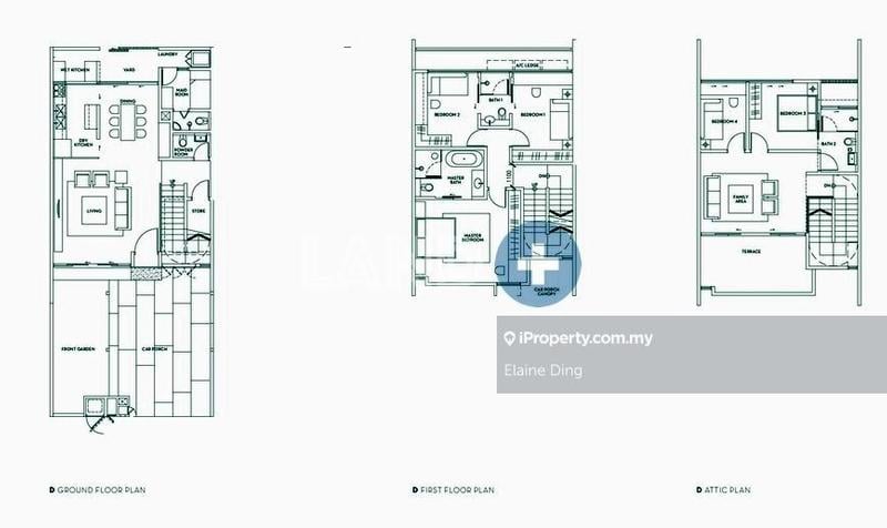 3-storey Terraced House for Rent in Bluconstellation of Bluwater Esate, The Mines, Seri Kembangan by Elaine Ding - iProperty.com.my