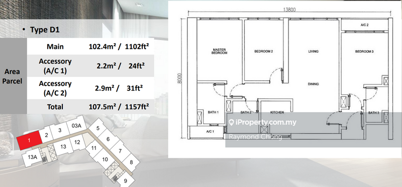 Residensi Servis untuk Dijual di Agile Bukit Bintang oleh Raymond Chong - iProperty.com.my