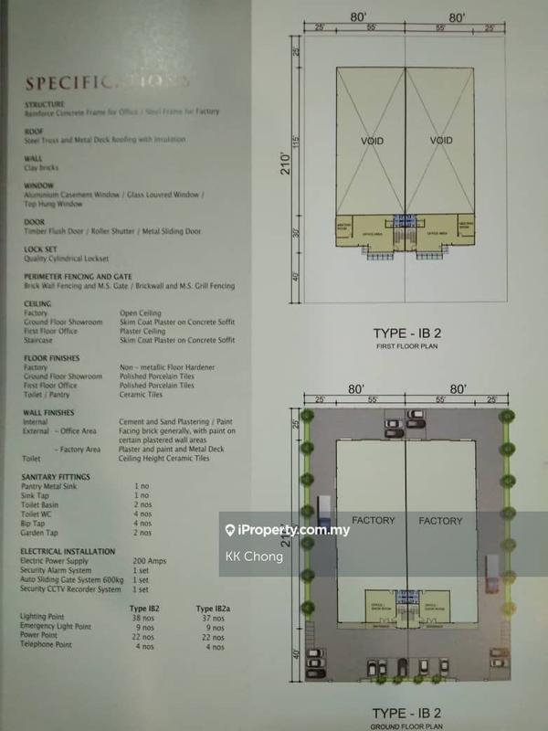 Semi-D Kilang untuk Dijual di Rawang Corporate Industrial Park, Rawang oleh KK Chong - iProperty.com.my