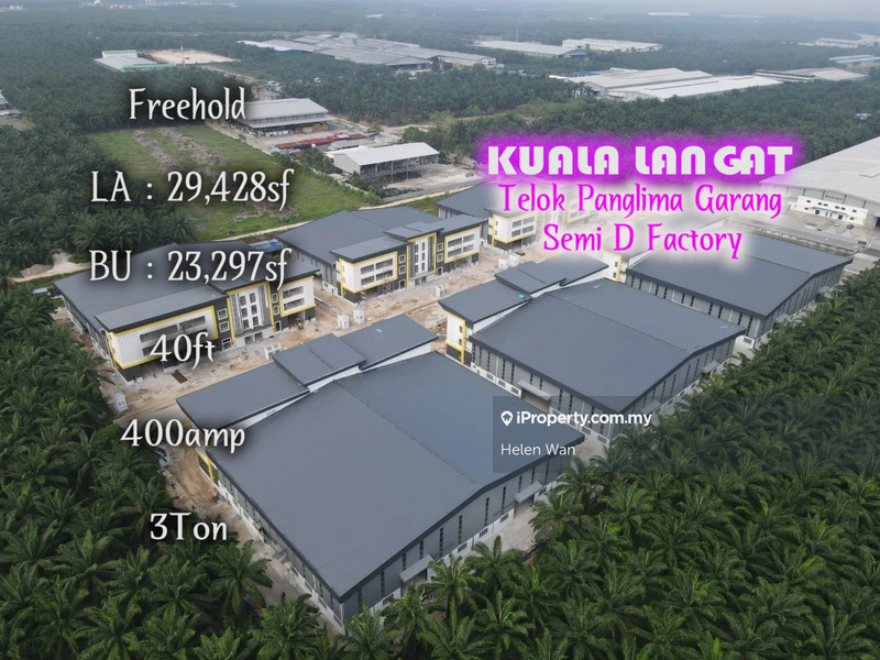 For Sale - Tenda Industrial Park  Brand New Freehold Semi Detached Factory