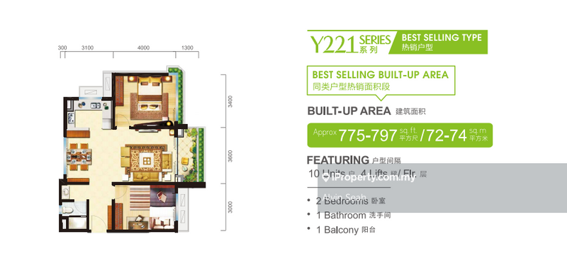 Pangsapuri untuk Dijual di Starview Bay @ Forest City oleh Alvin Seah - iProperty.com.my