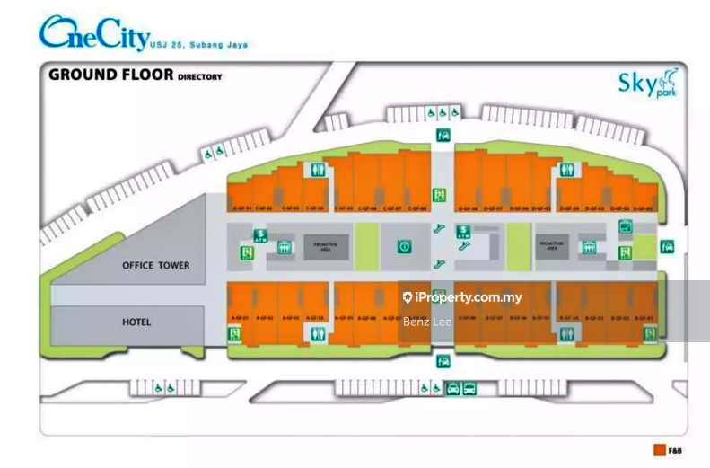 Kedai untuk Dijual di SkyPark One City USJ, Subang Jaya oleh Benz Lee - iProperty.com.my