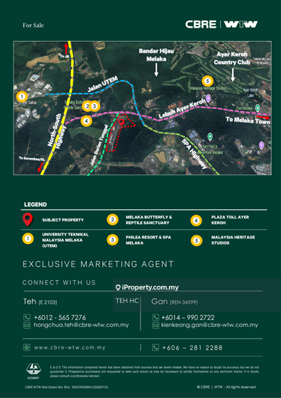 Tanah Komersial untuk Dijual di Durian Tunggal, Ayer Keroh oleh TEH HC - iProperty.com.my