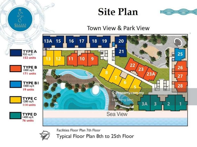 Condominium for Sale in Queens Residences Q3 @ Queens Waterfront by Lau Yong Sern - iProperty.com.my