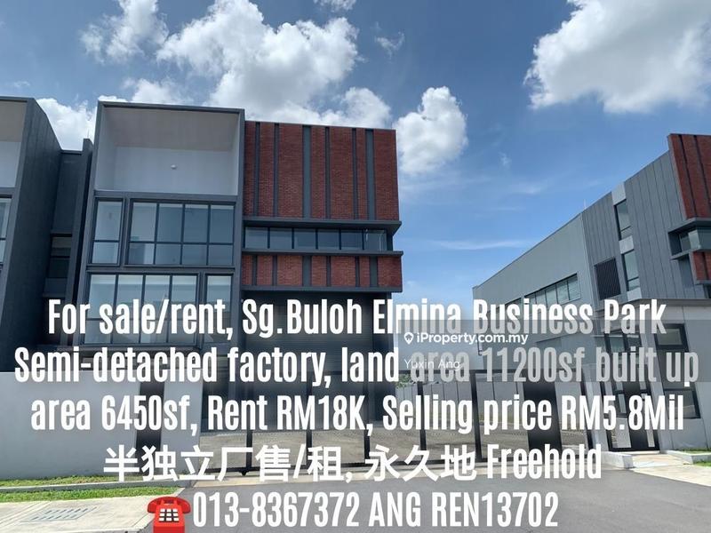 Kilang Berkembar untuk Disewa di Elmina, Shah Alam oleh Yuxin Ang - iProperty.com.my