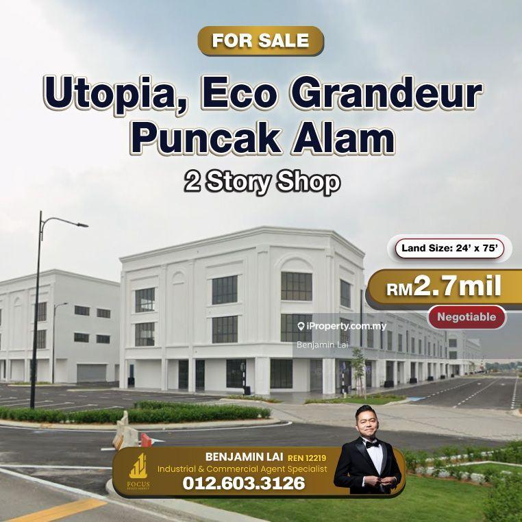 For Sale - Eco Grandeur, Utopia, Puncak Alam 2 Story Shop For Sale