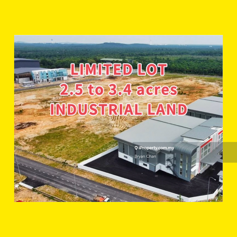 For Sale - RM110psf!! 2.5 to 3.4 acres Industrial Land, Suria Industrial Park Sepang