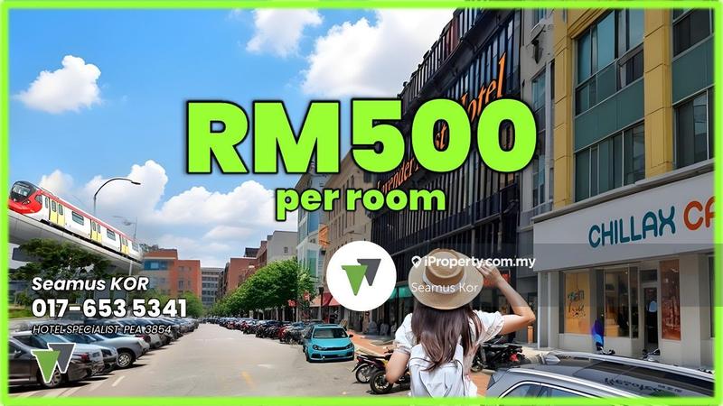For Rent - ⭐ No buyover fee ⭐ 24 Rooms ⭐ RM500 / room ⭐ Main road frontage ⭐