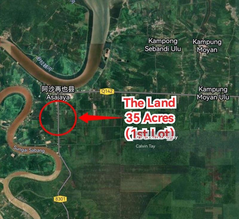 For Sale - 35 Acres Land (1st Lot) at Asajaya, Kuching