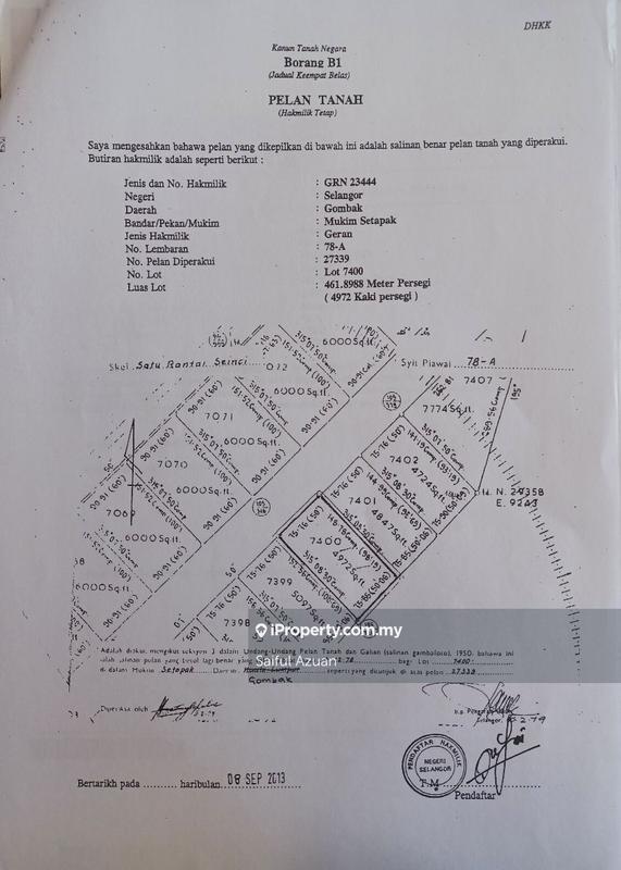 Banglo untuk Dijual di 4wc3c, Gombak oleh Saiful Azuan - iProperty.com.my