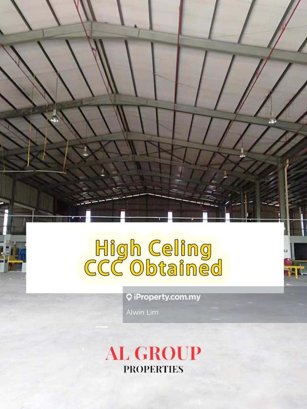 For Rent - Factory with CCC, High Power Supply and High Ceiling For Rent in Bakar Arang