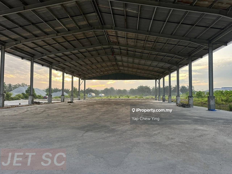 For Rent - 【40,000sqft/ 400Amp】Open Air Factory Warehouse @ Jalan Nilai Banting Jenjarom Klang