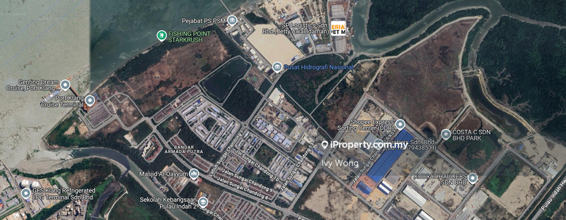 For Rent - 3.85 acre Industrial Land For Rent @ Pulau Indah Induatrial Park For Rent