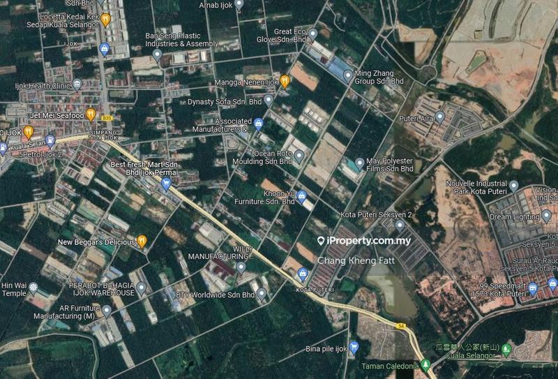 For Sale - Industrial Land, Jalan Harmoni, Pekan Simpang Tiga, Ijok, Kuala Selangor for Sale