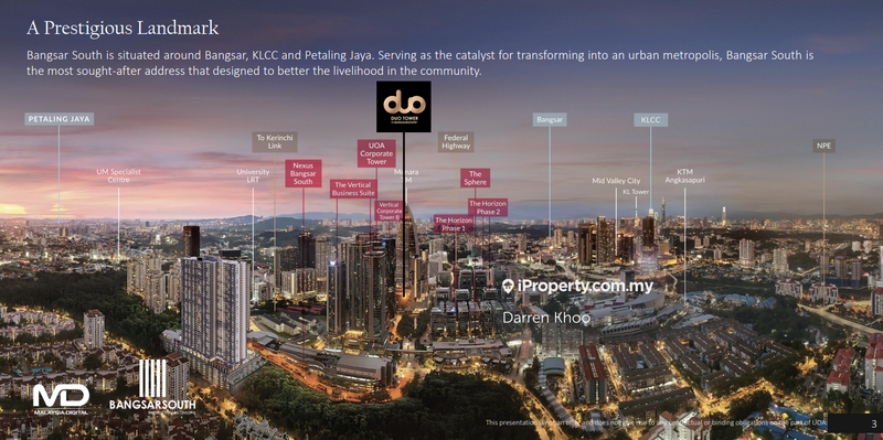 Pejabat untuk Dijual di Bangsar South, Kampung Kerinchi (Bangsar South) oleh Darren Khoo - iProperty.com.my