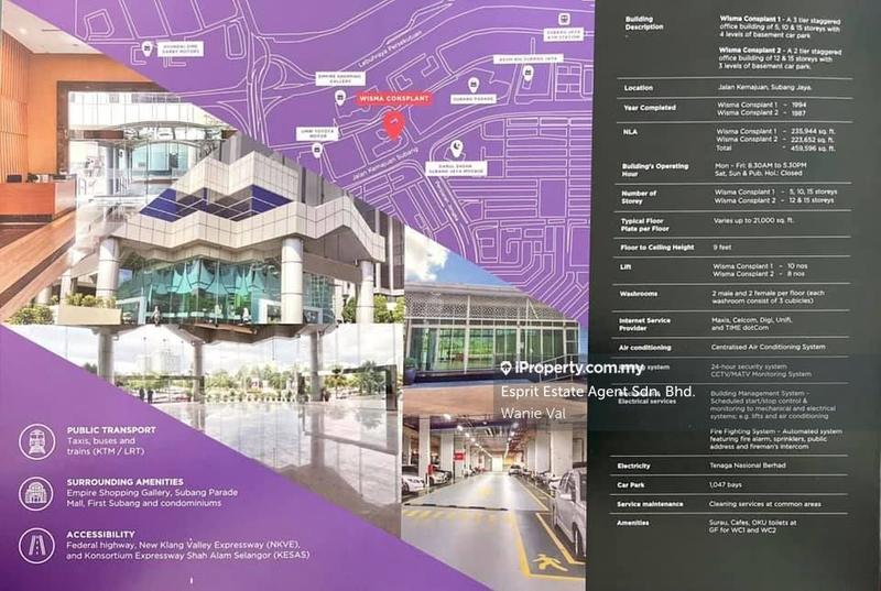 Pejabat untuk Disewa di Wisma Consplant Subang Jaya, Subang Jaya oleh Wanie Val - iProperty.com.my
