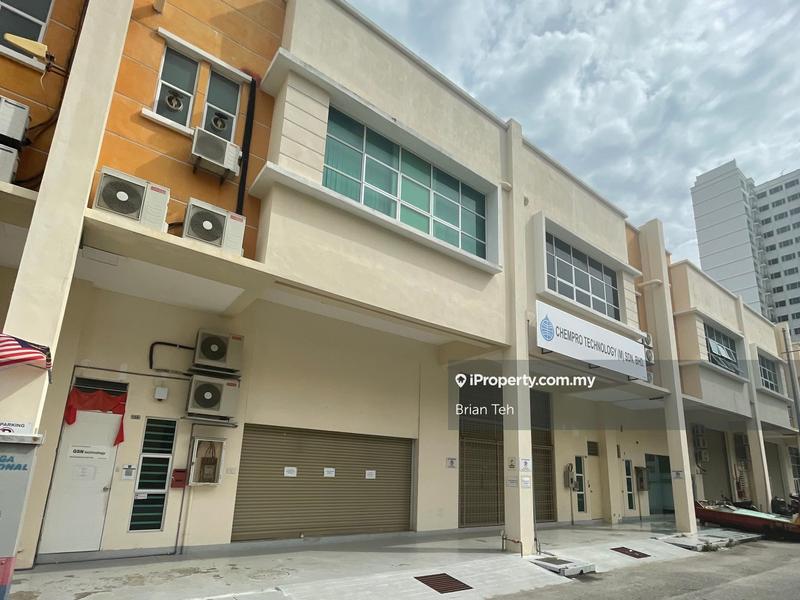 For Rent - 1.5 Storey Terrace Light Industrial Factory Rent at Jalan Sungai Tiram