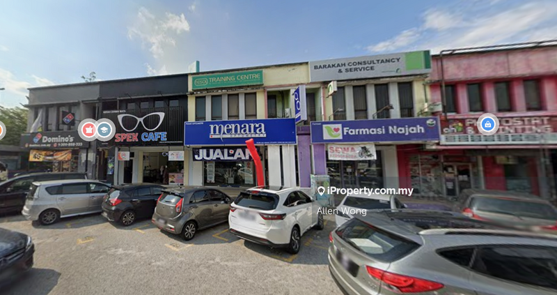 For Sale - Bandar Baru Bangi Seksyen 3 Intermediate Unit 2 Storey Shop Lot 22x75